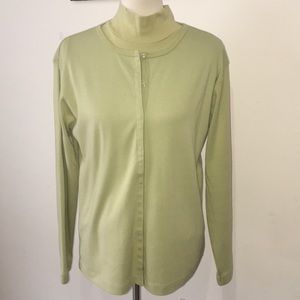 Land’s End size XL 18 / 20‎ green two piece top